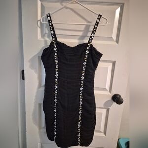 S.L. Fashions Women's Black Cocktail Dress Size 12 NWOT